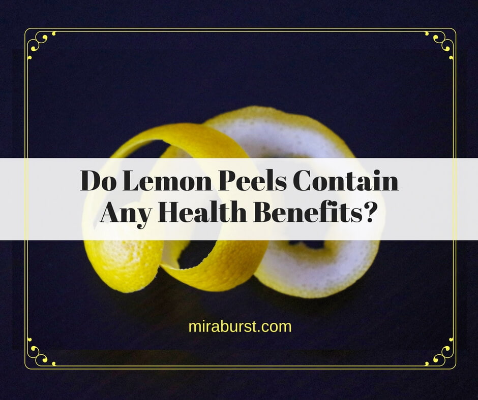 Lemon hotsell peels benefits