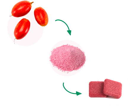 ﻿how MiraBurst miracle berry mini squares are made